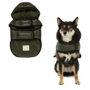 Pajar Pup Eddie Parka for Dogs Medium Military‎ Green